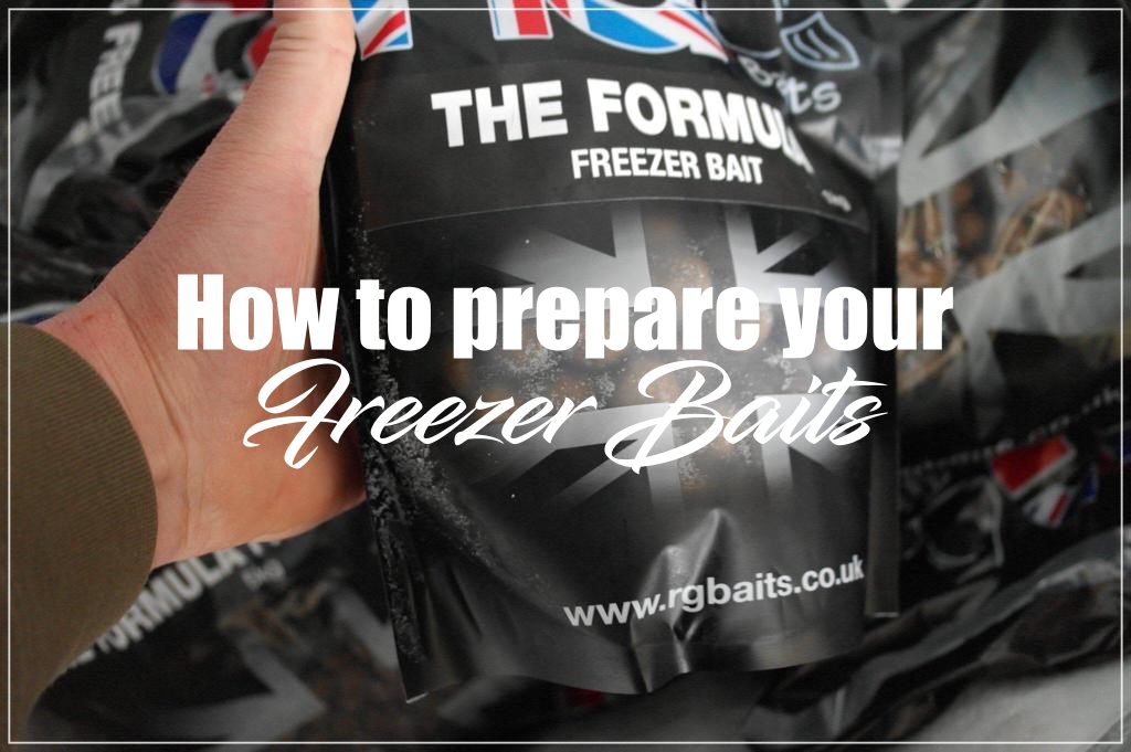What is the best way to prepare your freezer baits ready for your next session?