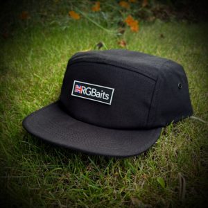 RG Baits Five Panel Cap - Black