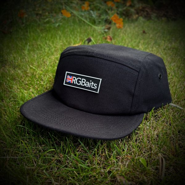 RG Baits Five Panel Cap - Black