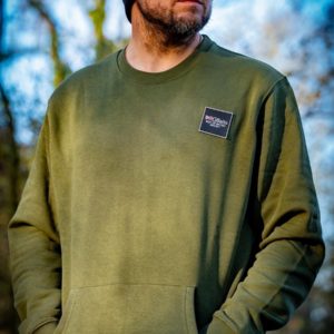 RG Baits Forest Green Sweatshirt with Front Pocket